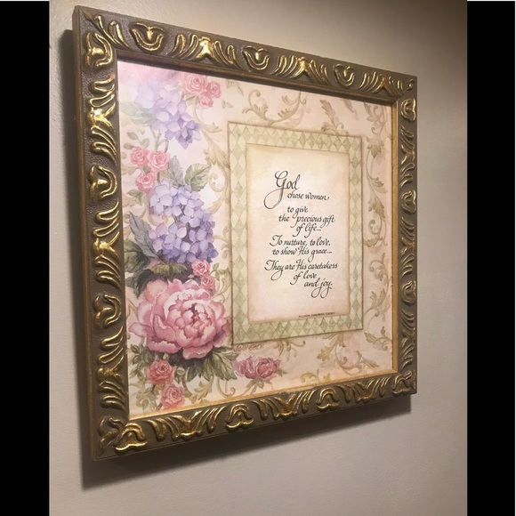 Home Interiors Gold Frame Home Decor Picture - Picture 2 of 5